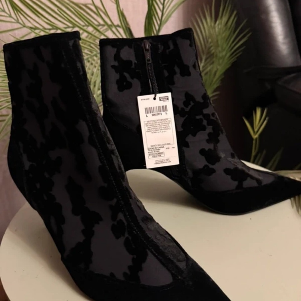 Elegant Black Heeled Boots